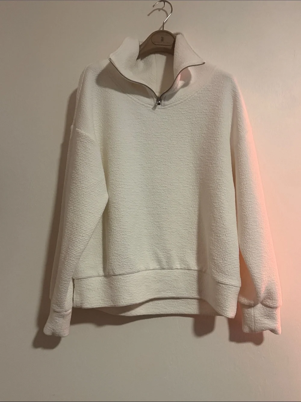 CALIA by Carrie Underwood Cream Half-Zip Sweater - Picture 5 of 6